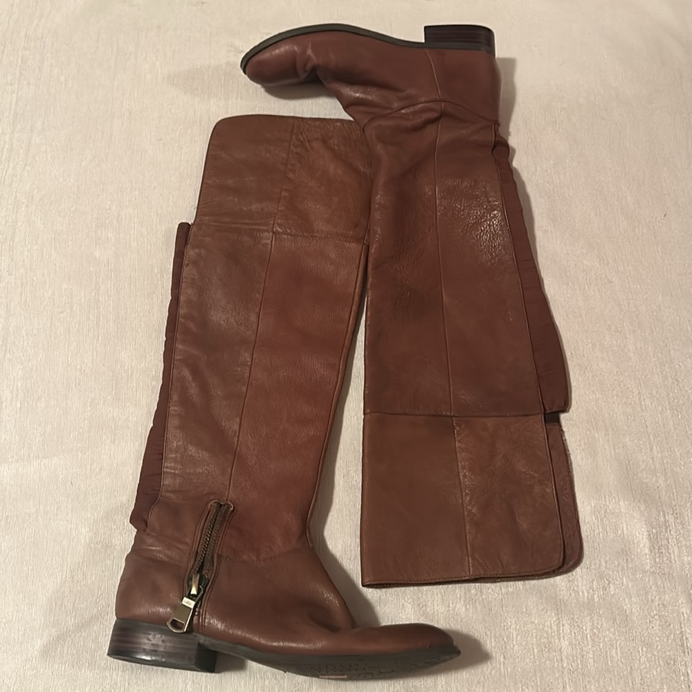 Chinese Laundry Women’s Over the Knee Brown W/ Zipper Size 7.5 - Picture 7 of 15